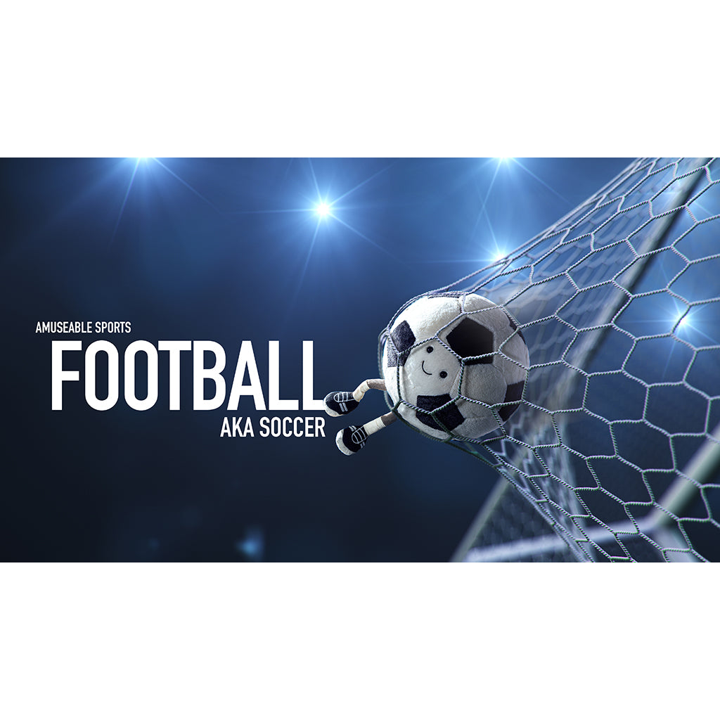 Jellycat bamse, Amuseable Sports Football - 23 cm