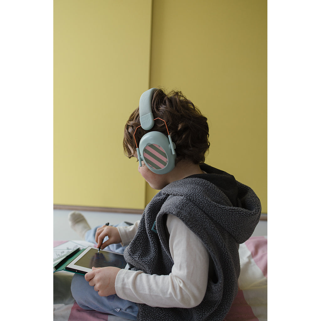 Kidynoise, Noise-Reducing Earmuffs for Kids, Foldable - Blue