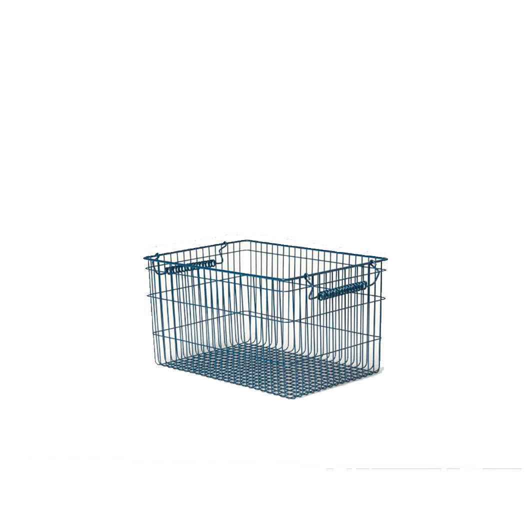 Ferm Living trådkurv Cala Stackable Baskets Dark Blue