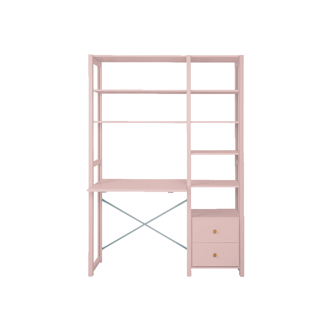 By Aulum Astrup stigereol med skrivebord, H: 179 / H: 198 x B: 125 cm - Blush