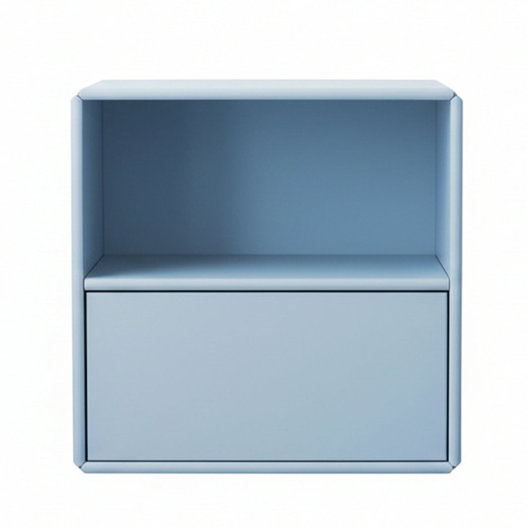 By Aulum Charlie Nightstand with Drawer, 40x40 cm - Himalayan Blue