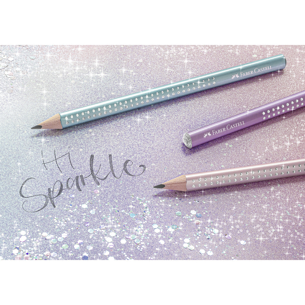 Faber-Castell, Jumbo Sparkle Pencil - Rose Metallic