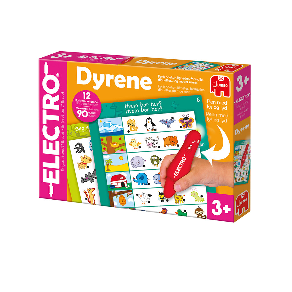 Jumbo Electro, Leg og lær med lyspen- Dyr
