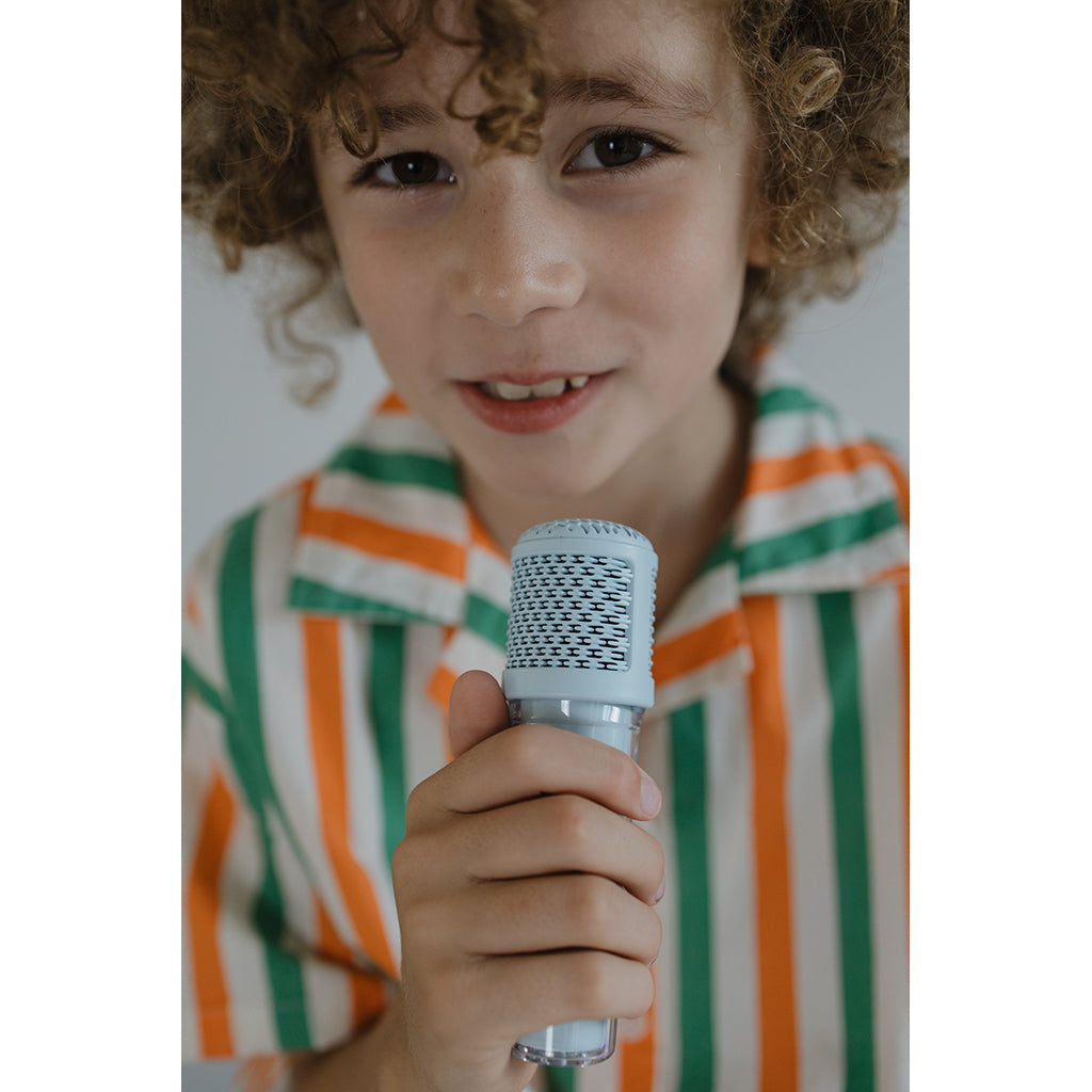Kidykaraoke, Karaoke Set with Portable Speaker and 2 Microphones - Pink
