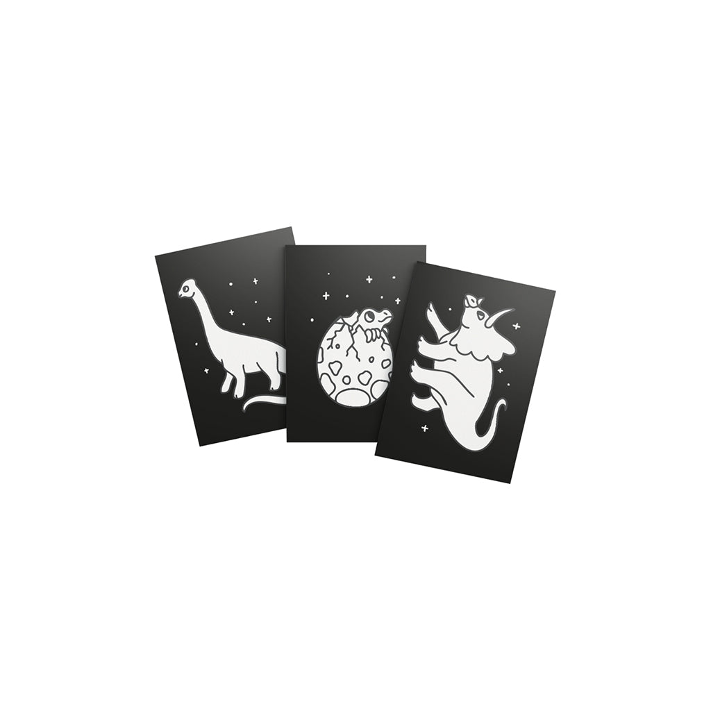 Kidyneon, DIY selvlysende billeder med grøn neontråd - Dinosaur
