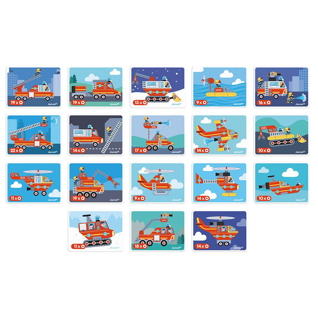 Magnetic Game by Janod, Firefighter