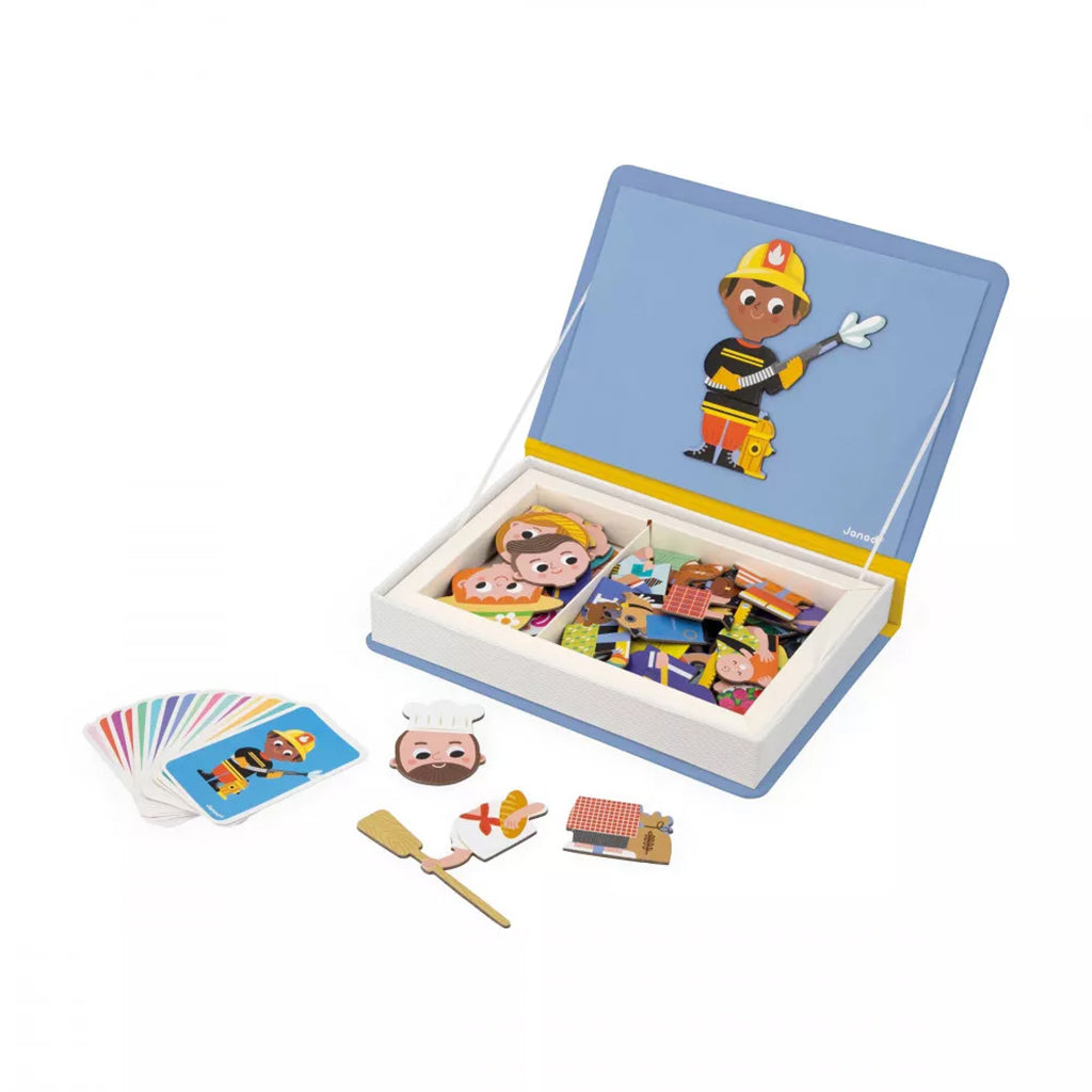 Janod Magnetic Book, 30 Pieces - Career Set