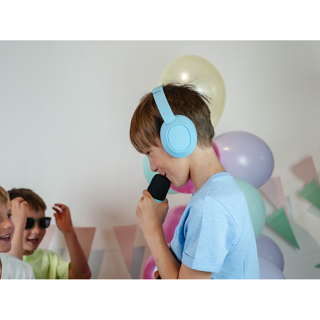Lalarma Hybrid Active Noise-Cancelling Headphones for Kids - Blue