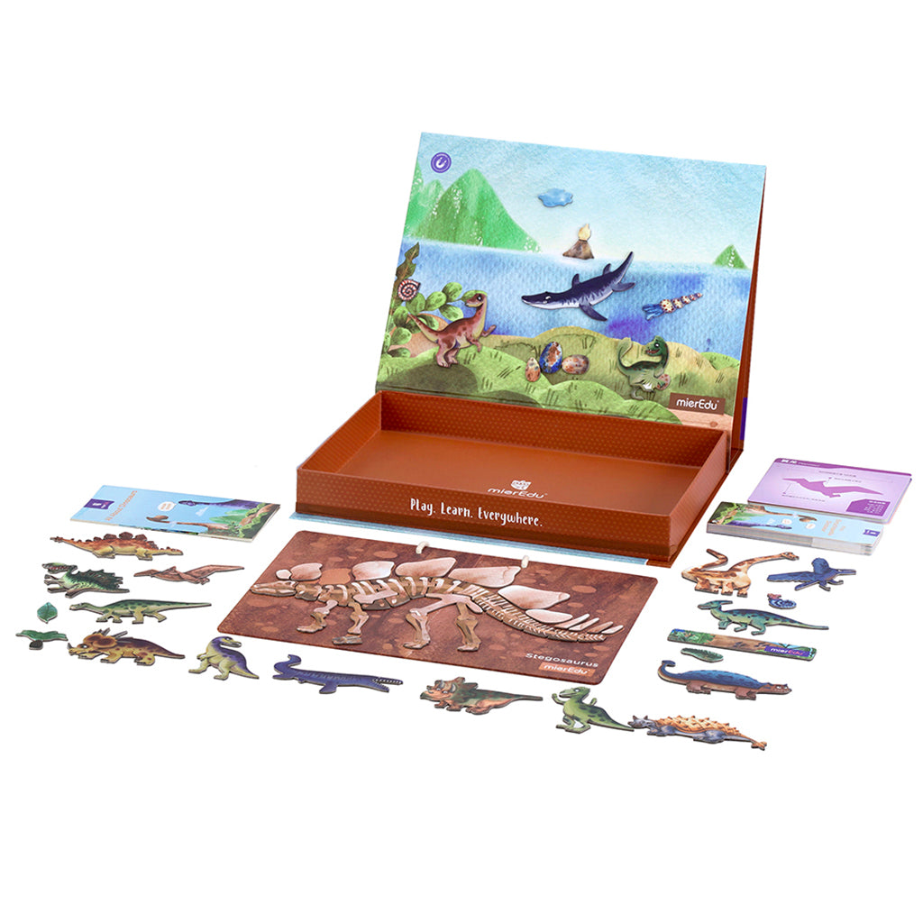 mierEdu Magnetic Playset – Learn About Dinosaurs
