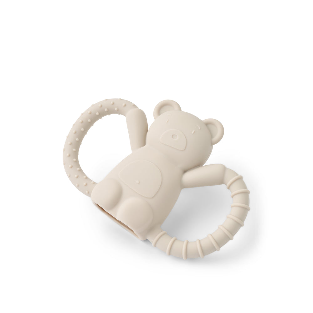 Liewood Bear Teething Ring, Magdalene - Sandy