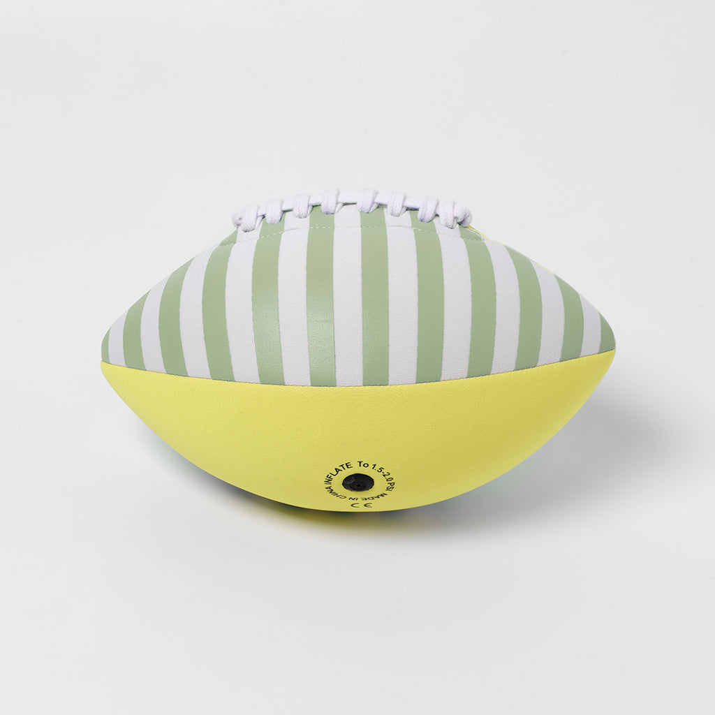 Sunnylife Neoprene American Football, Tides Out Citrus