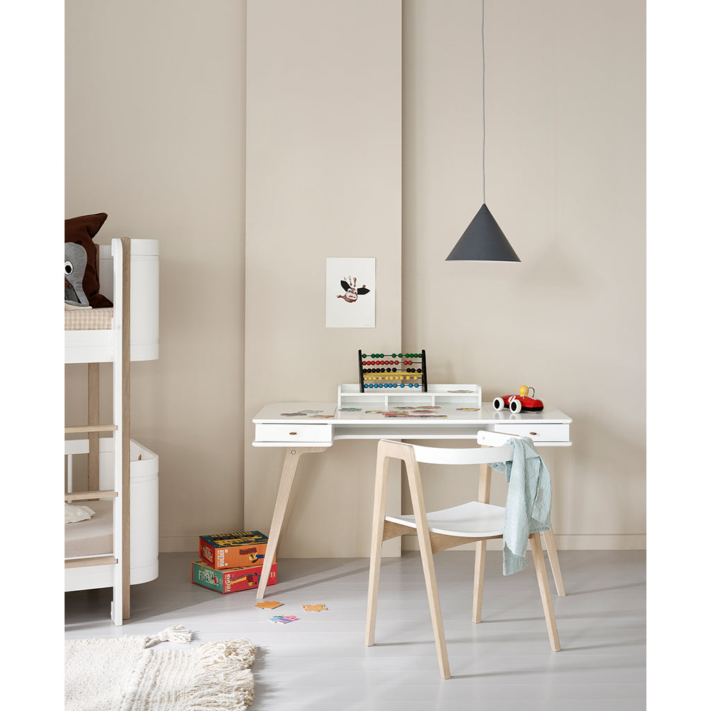 Oliver Furniture Wood desk, 66 cm and armchair DELIVERY AT THE END OF OCTOBER