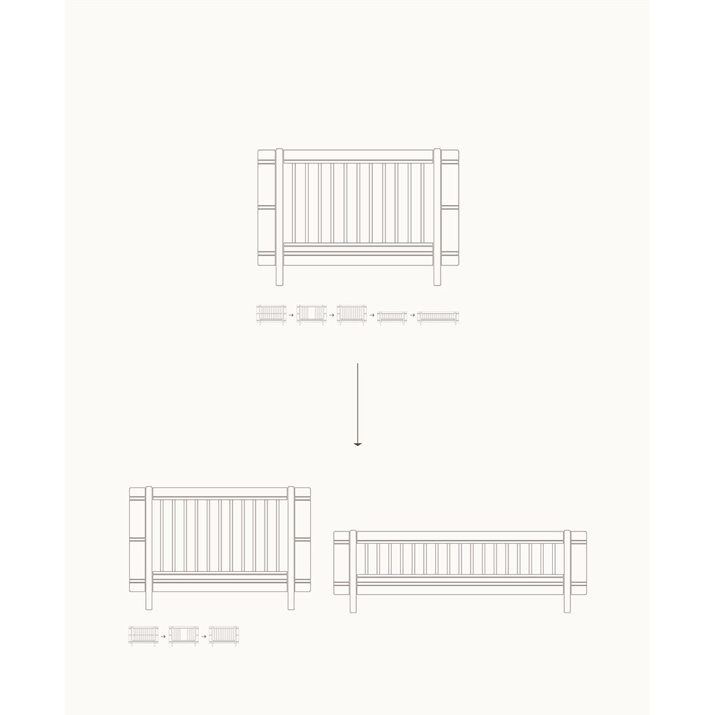 Oliver Furniture, Wood Mini+ Basic - Sibling Kit Oak