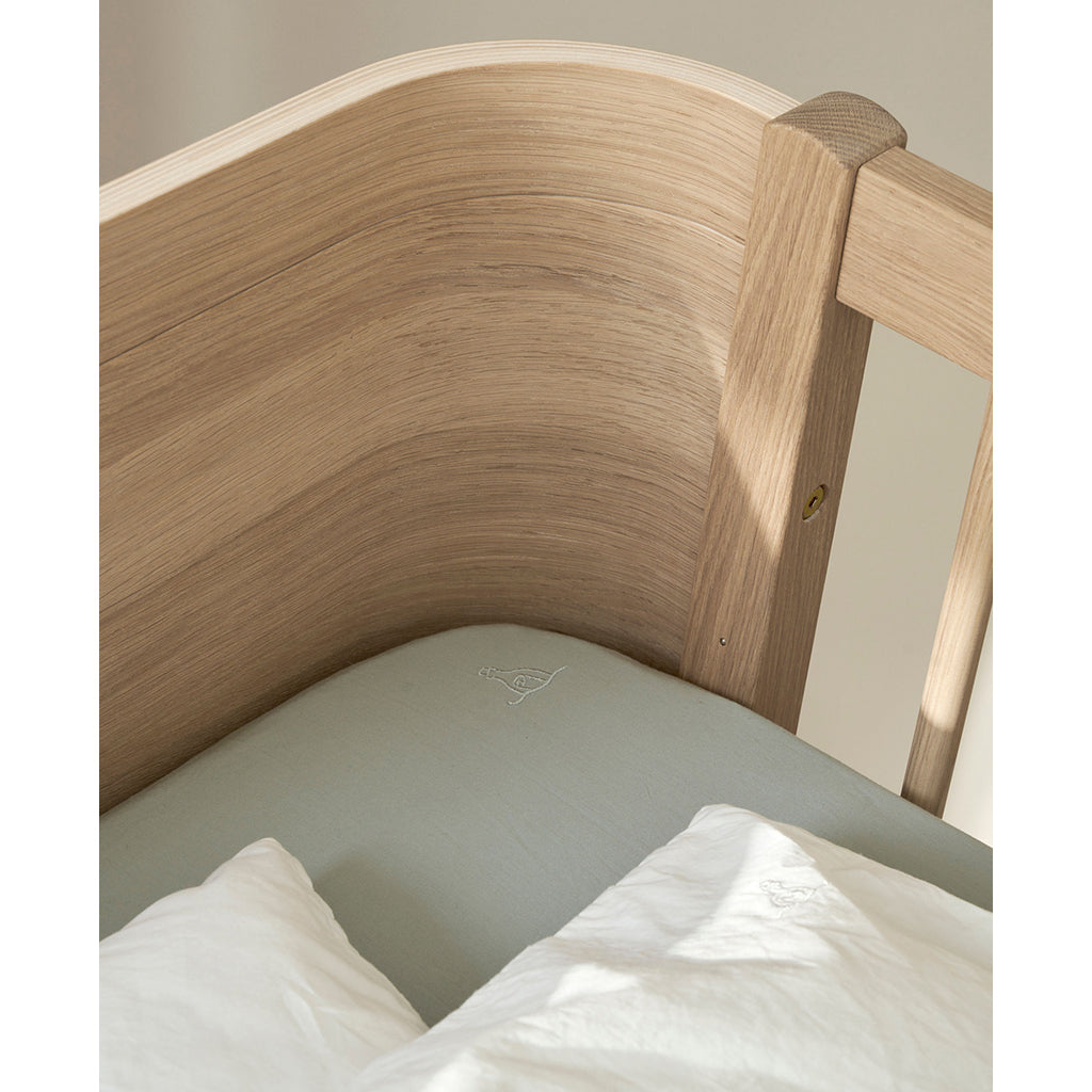 Oliver Furniture, Wood Mini+ Half-High Bed - Oak