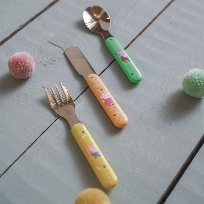 Petit Jour Paris, Cutlery Set – Peppa Pig