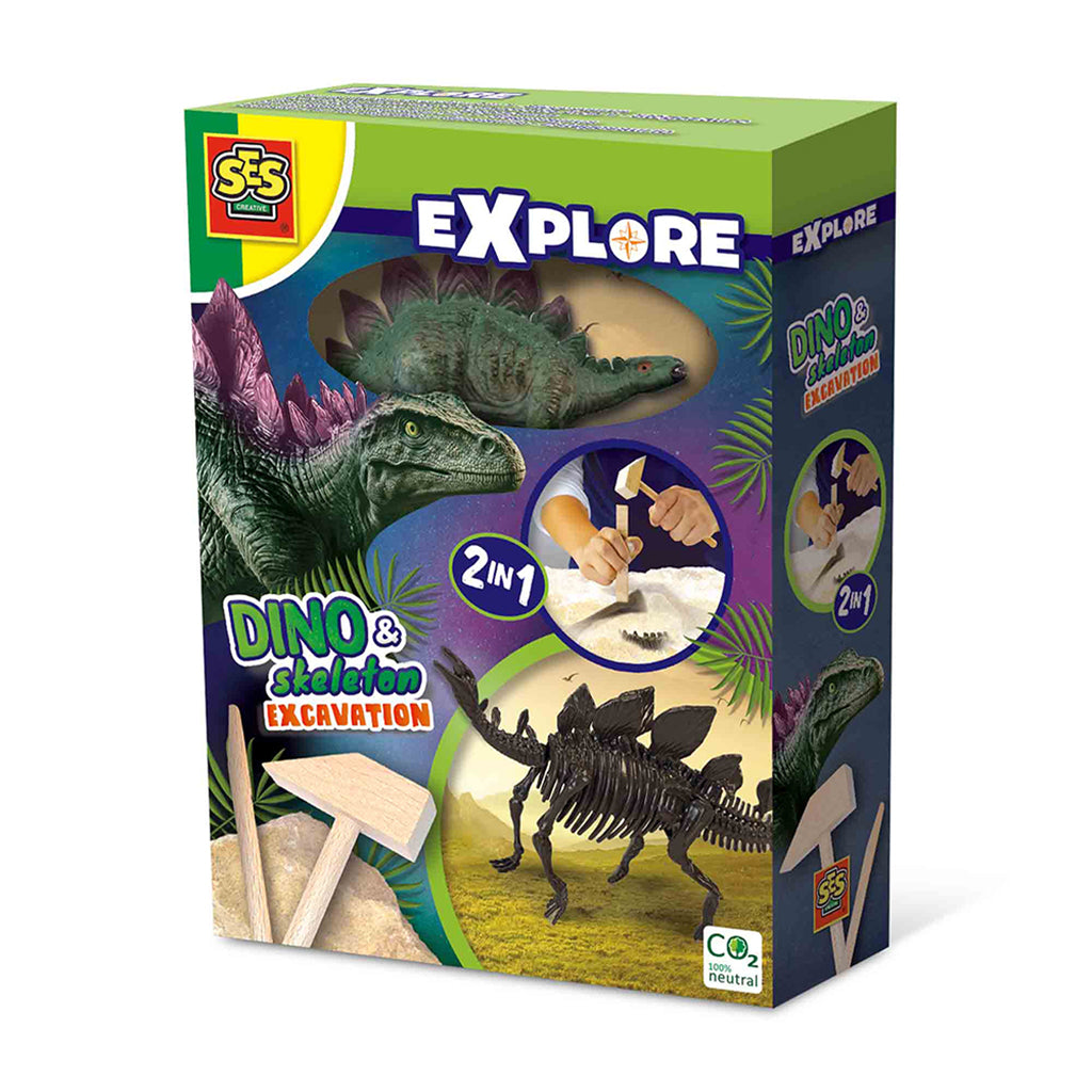 SES Creative, Explore, Dig Out - Stegosaurus and Skeleton