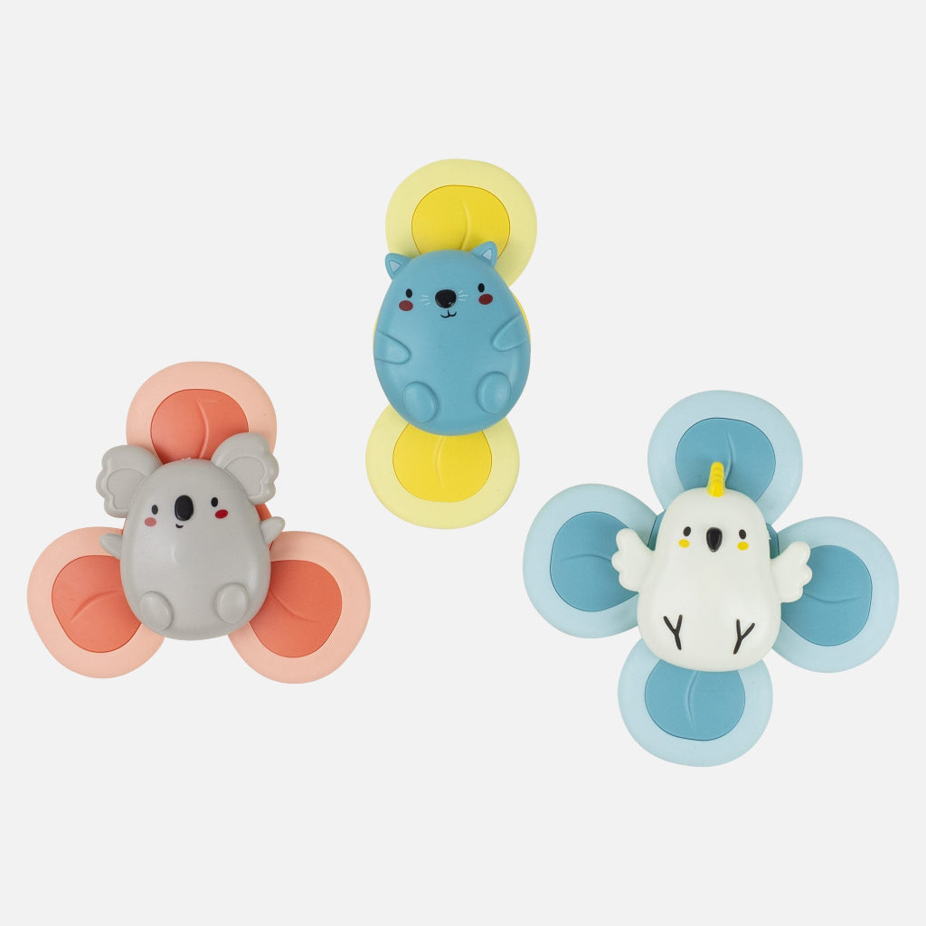 Tiger Tribe Baby Toy, Sensory Spinners – Aussie Animals