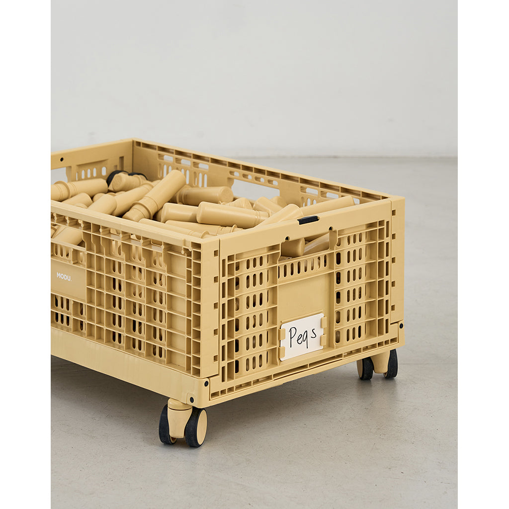 Modu Storage Box, Extra Large Foldable/Stackable Box - Honey Yellow