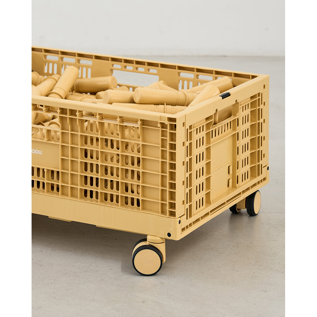 Modu Hjul til opbevaringskasse, 4 stk. - Honey Yellow