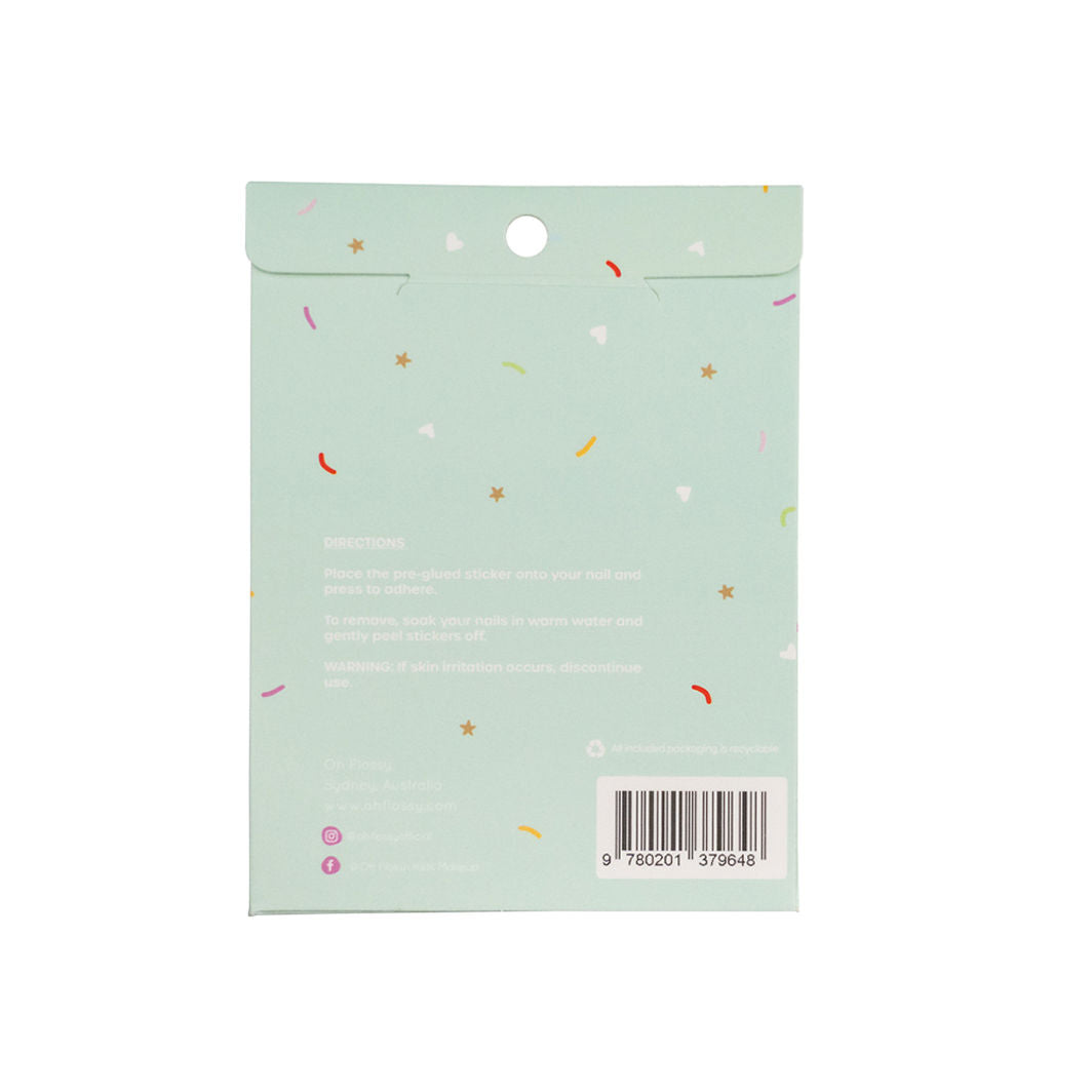 Oh Flossy, Nail Stickers – Set of 4