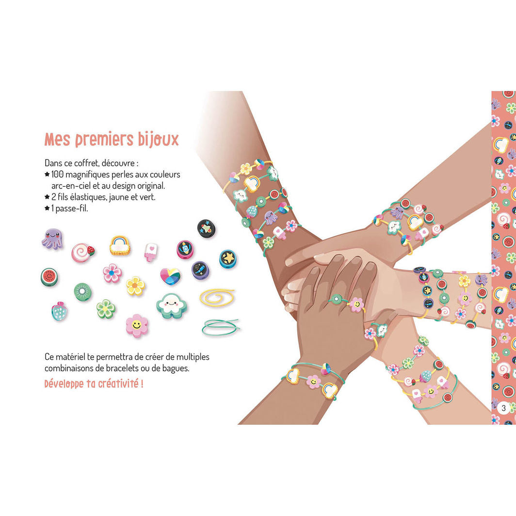 Auzou Jewellery Factory, Rainbow Bracelets – Medium Set