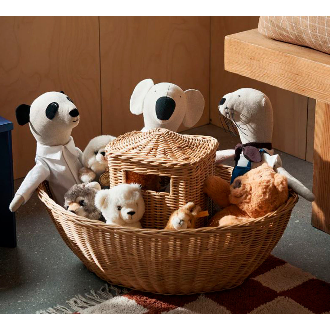 ferm Living Braided Rattan Basket, Braided Ark