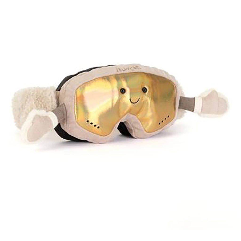Jellycat teddy bear, Amuseables Sports Ski Club Goggles - 19 cm