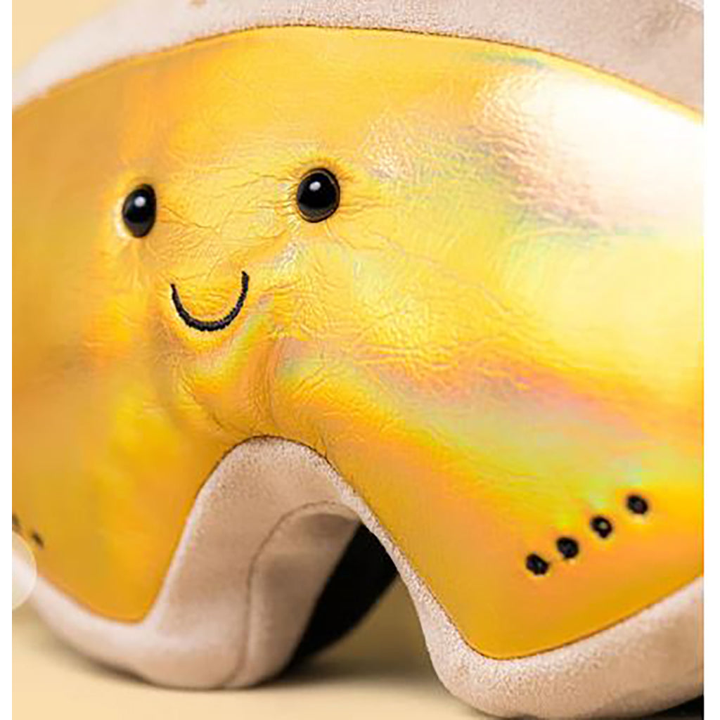 Jellycat teddy bear, Amuseables Sports Ski Club Goggles - 19 cm