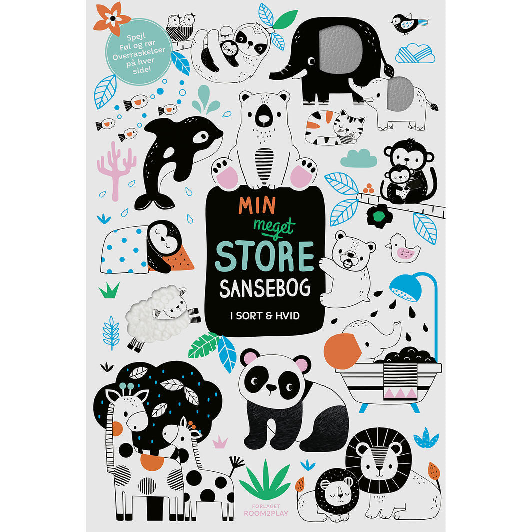 Min meget store sansebog, I sort & hvid