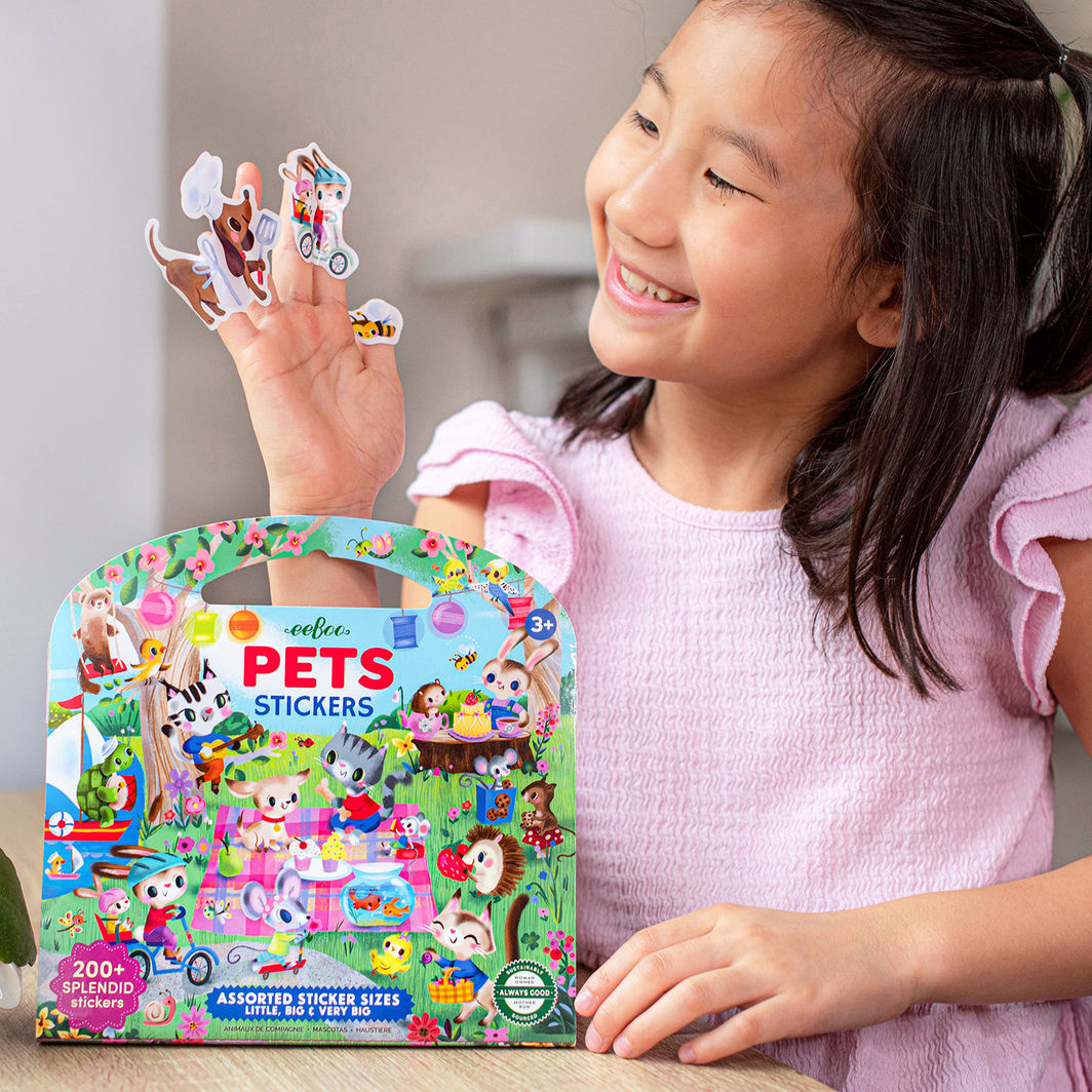 eeBoo Stickers, Pets