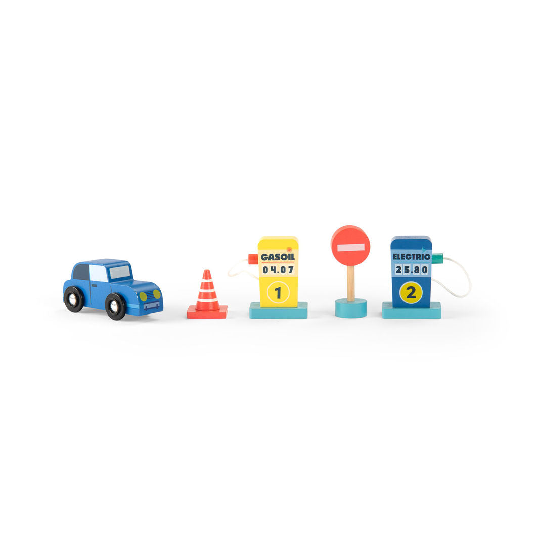Moulin Roty Gas Station Playset, Avenue du Moulin