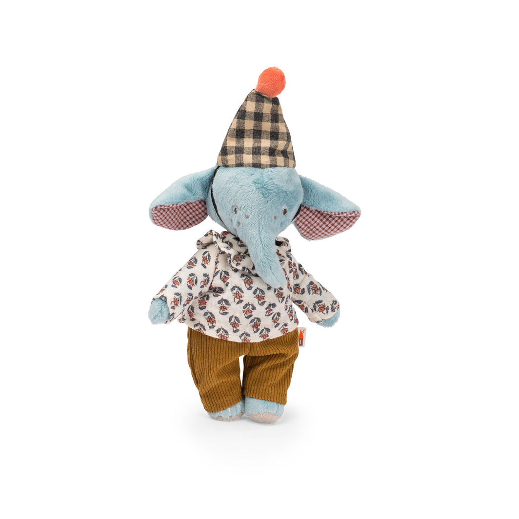 Moulin Roty Plush Toy, Elephant 25cm - Pablo Les Minouchkas