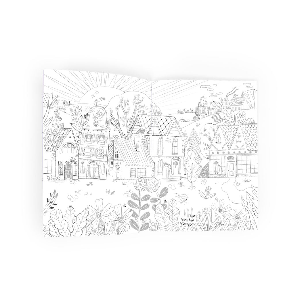 Moulin Roty Coloring Book – 36 Pages, Les Minouchkas