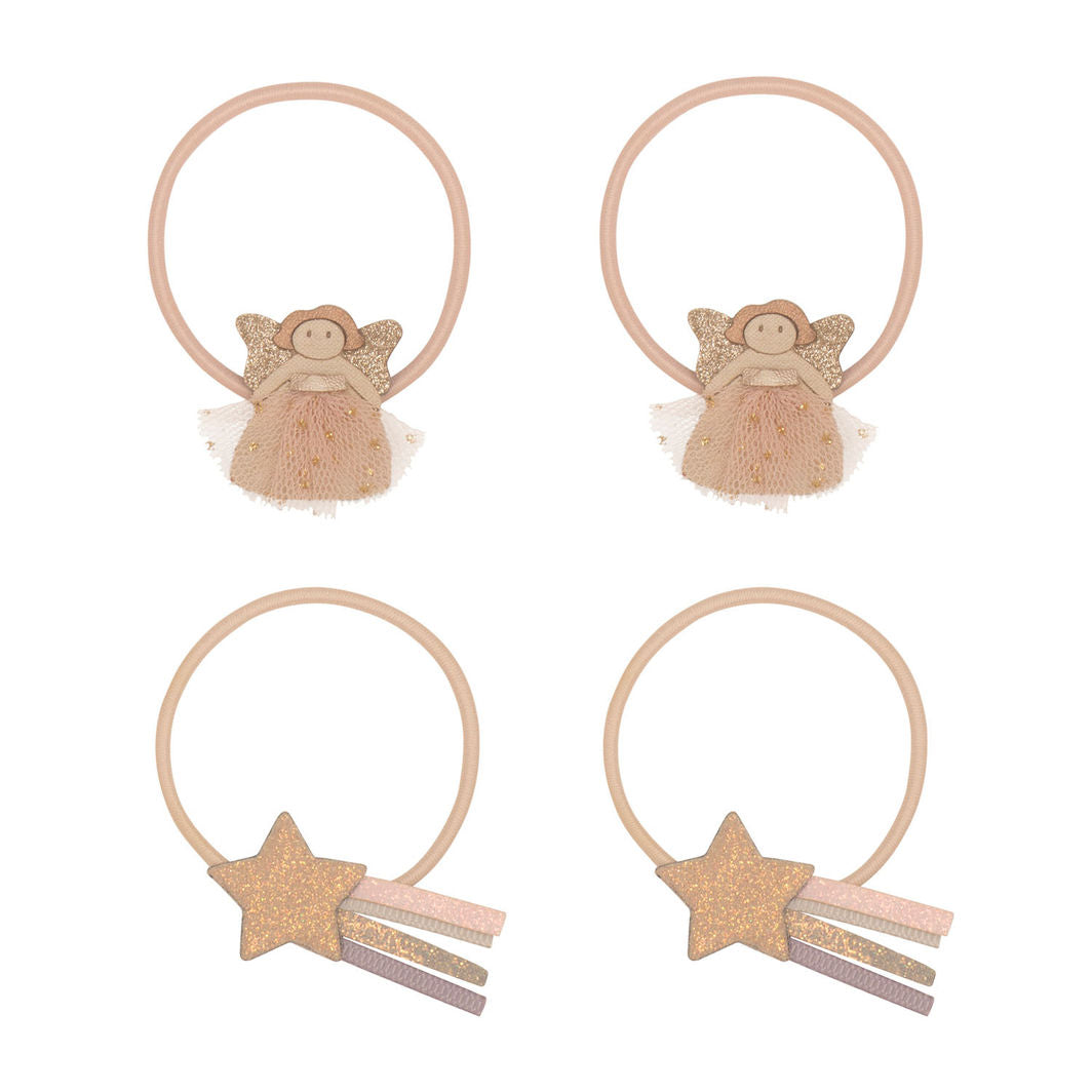Mimi & Lula Hair Elastics, Set of 4 - Fairy Garden