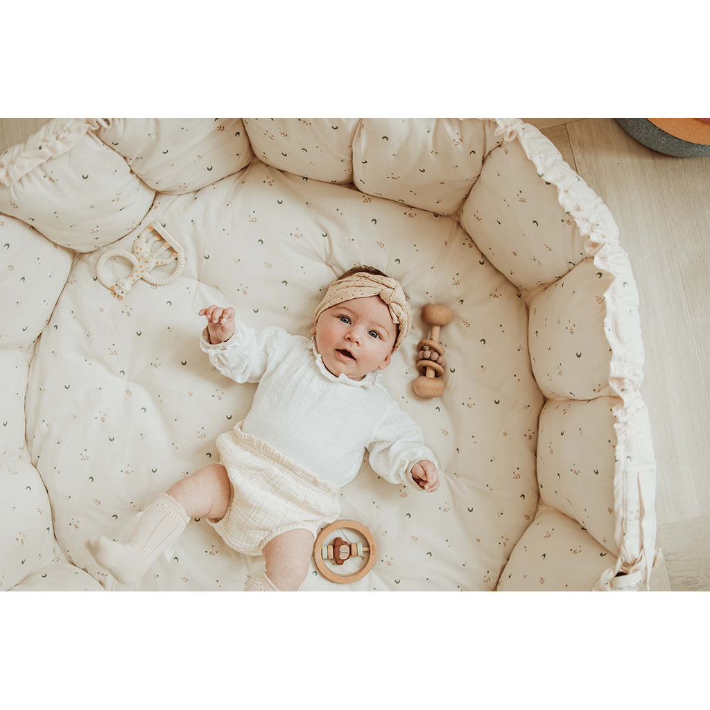 Play&Go Coco Moon, Tre-i-ét Baby Blanket, Organic - Bloom Moon