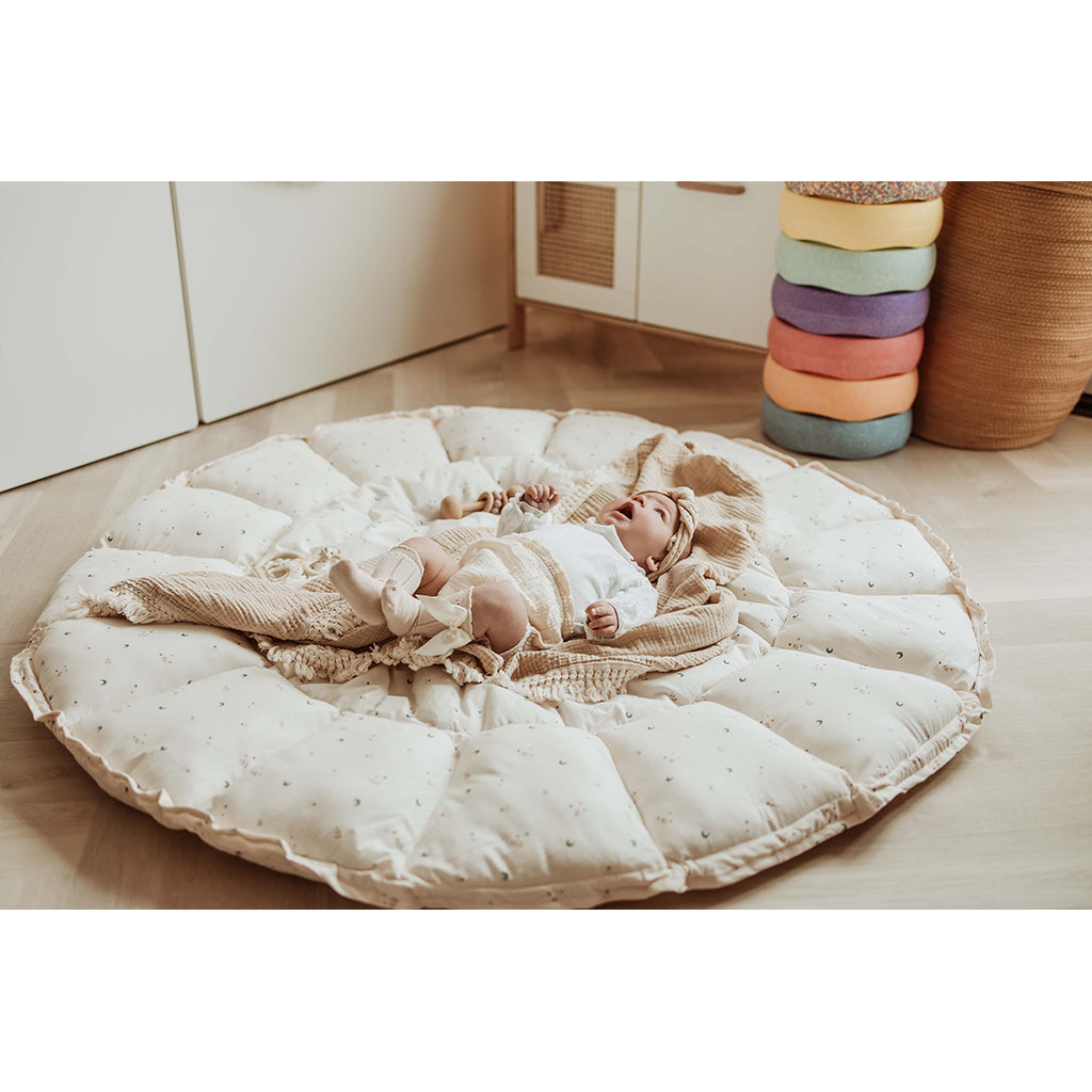 Play&Go Coco Moon, Tre-i-ét Baby Blanket, Organic - Bloom Moon