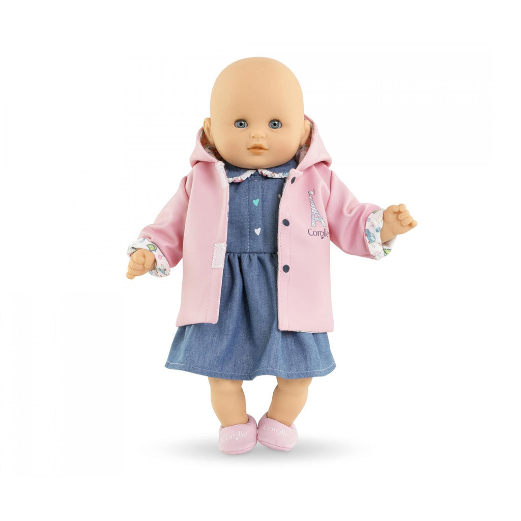 Corolle Mon Premier 30 cm Doll Outfit, Reversible Raincoat