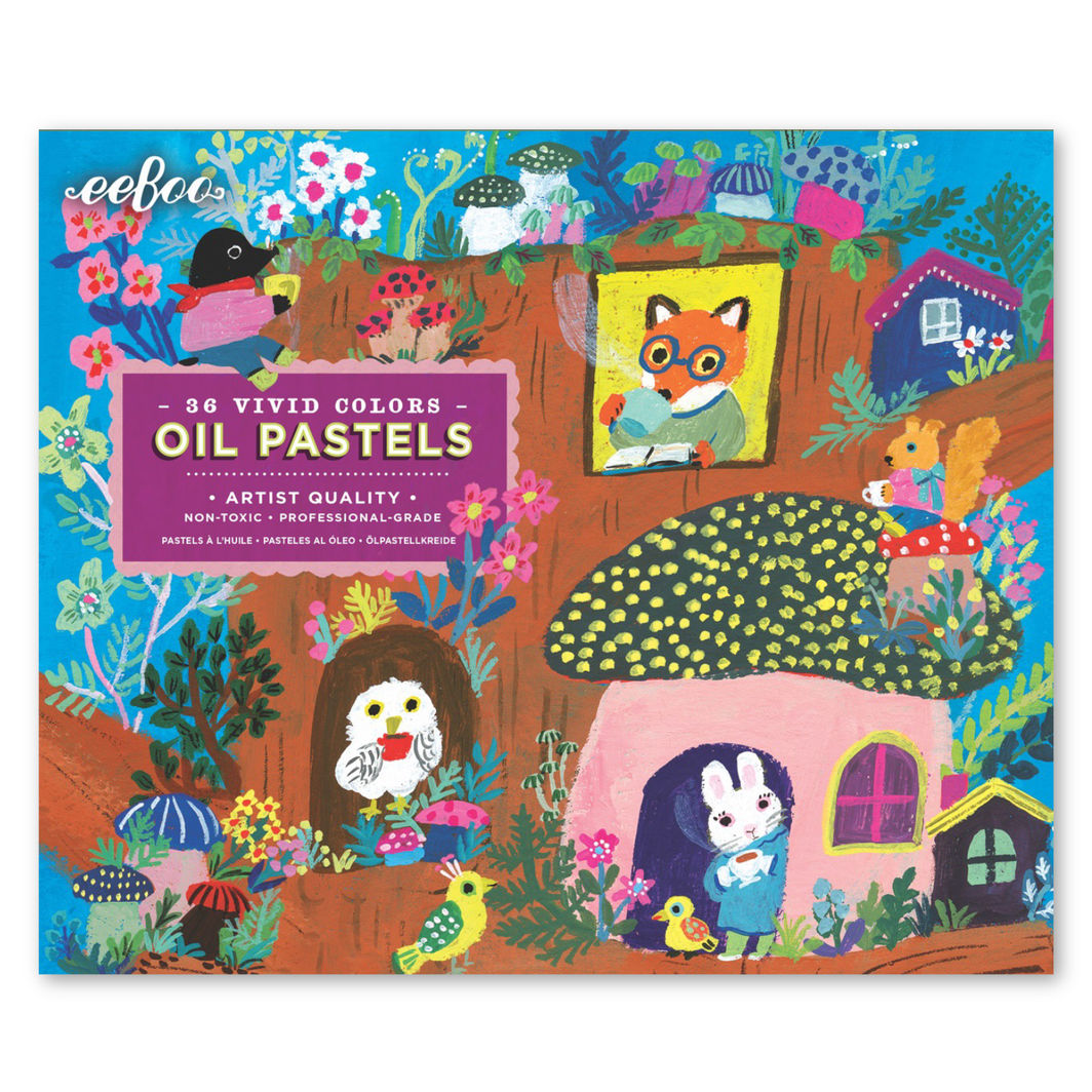 eeBoo Oliekridt, oliepastel 36 stk - Yumi&