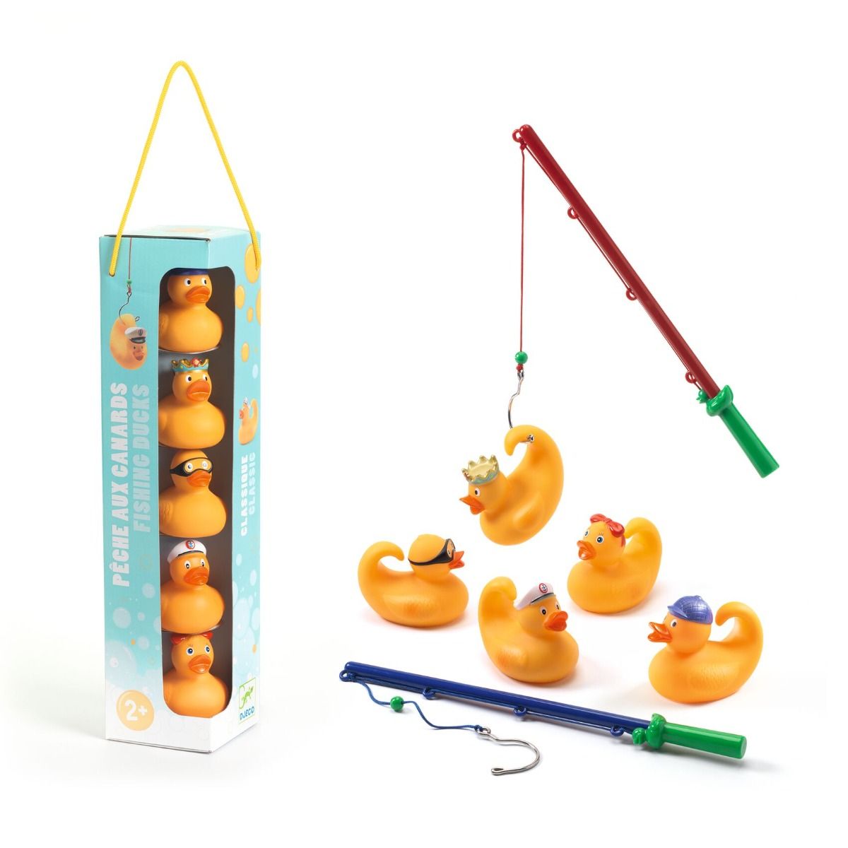 Djeco Bath Ducks with Fishing Rods