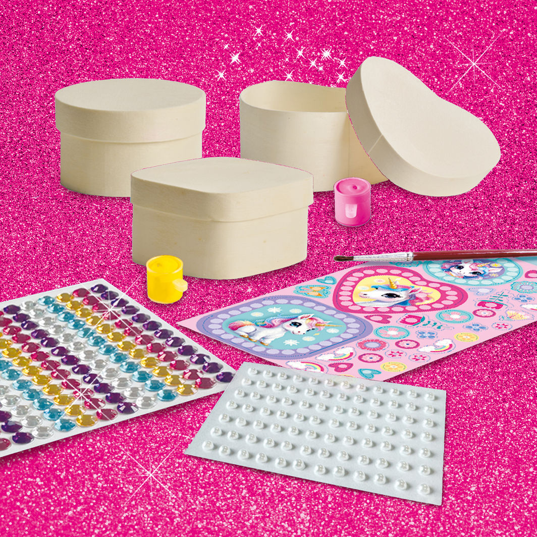 SES Creative, Diamond Mosaic - Jewelry Box with Unicorn