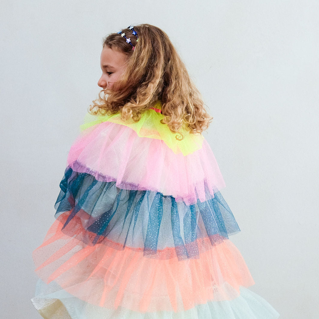 Mimi & Lula Cap - Ruffle Rainbow Party