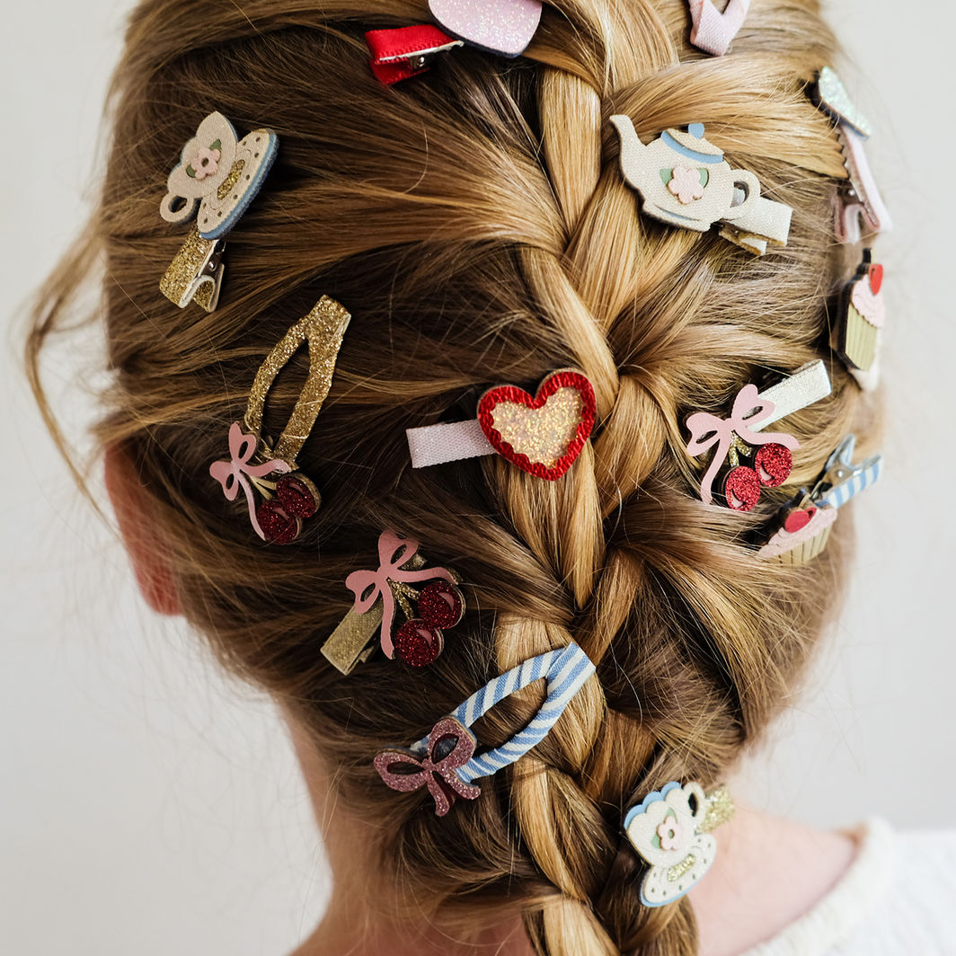 Mimi & Lula 5 Hair Clips – Mini Kittybow