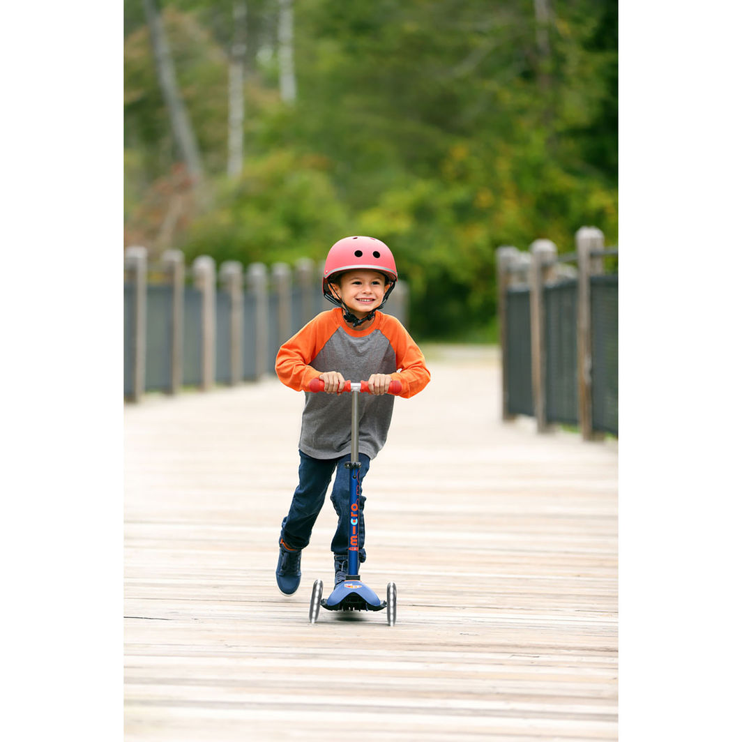 Micro Scooter, Mini Deluxe LED - Navy Blue