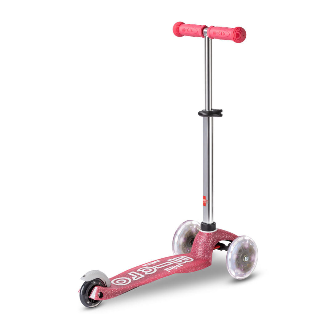 Micro Scooter, Mini Deluxe Fairy Glitter LED - Pink