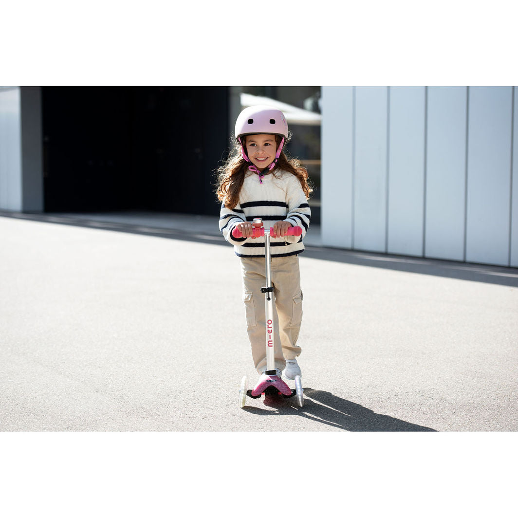 Micro Scooter, Mini Deluxe Fairy Glitter LED - Pink