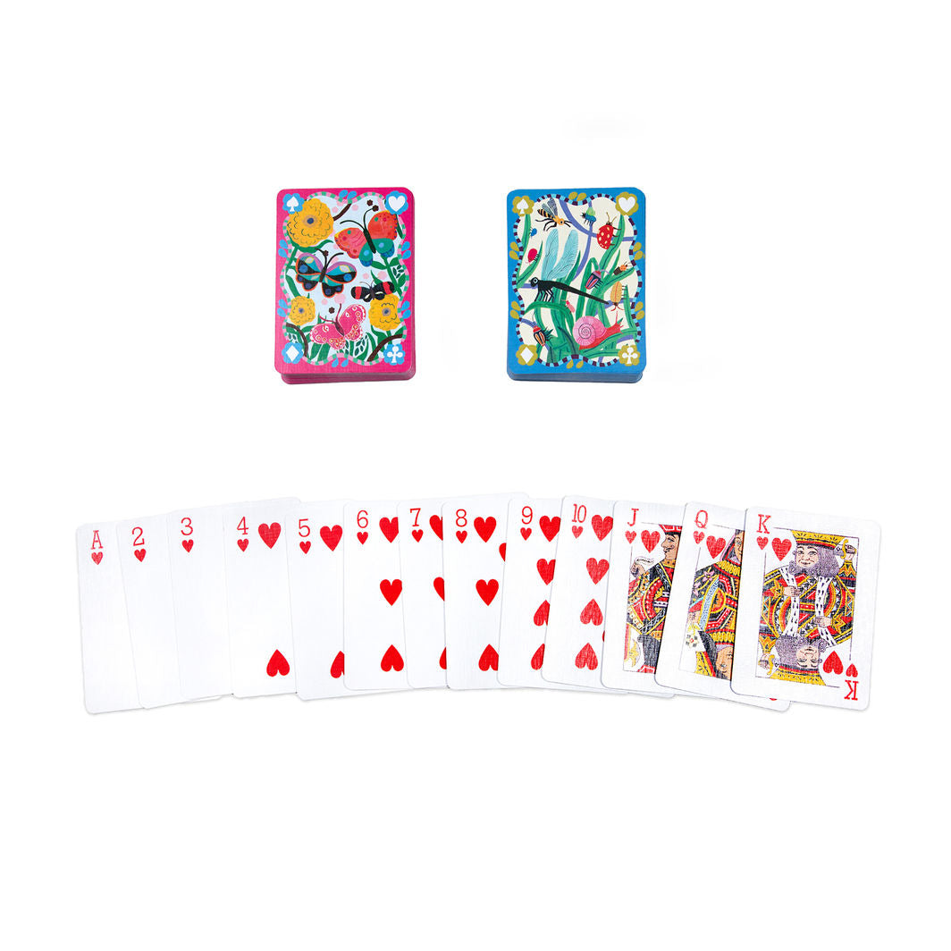 eeBoo Playing Cards, Butterflies & Bugs - 2 Designs
