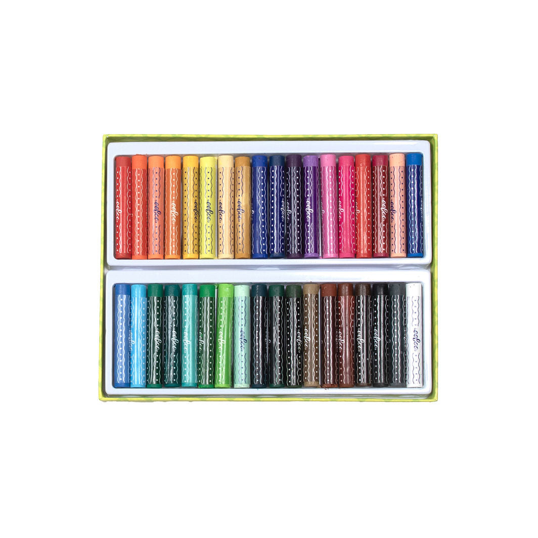 eeBoo Oliekridt, oliepastel 36 stk - Rainbow
