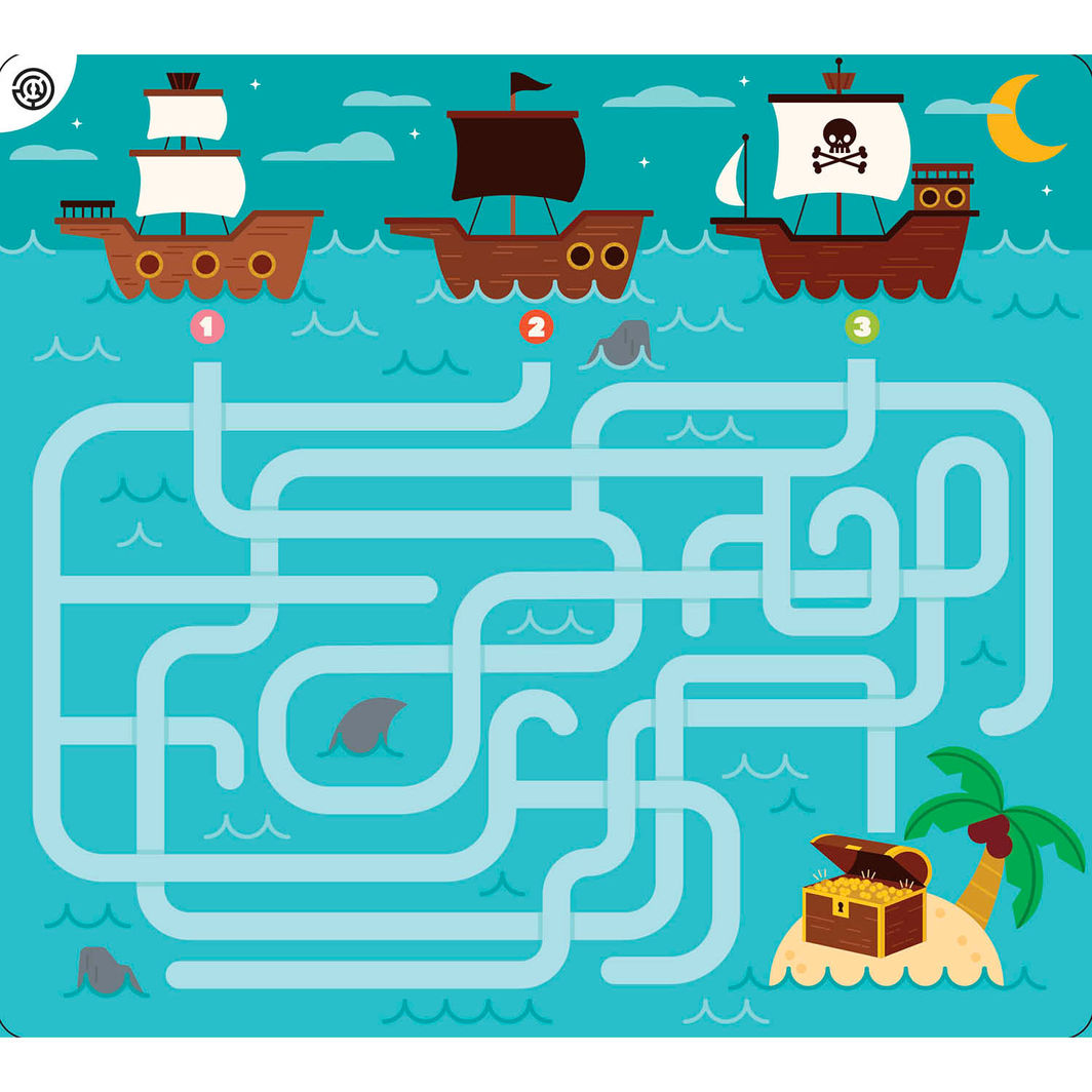 Auzou Activity Cards, 20 Tasks - Pirates