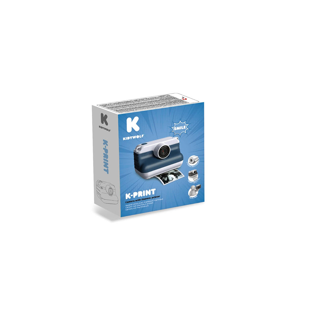Kidywolf Instant Print Camera for Kids, Blue