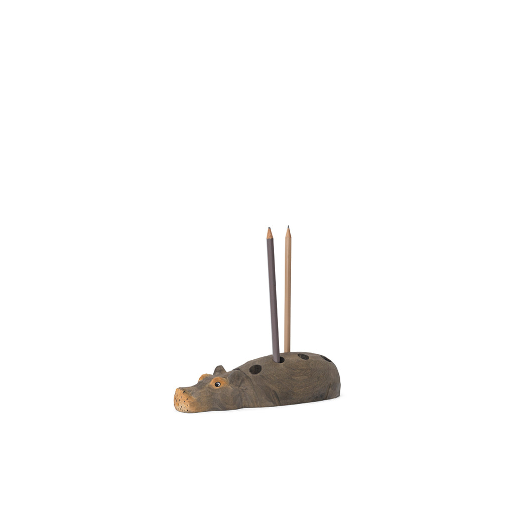 ferm Living, Blyantholder, Hippo Pencil Holder - Håndlavet